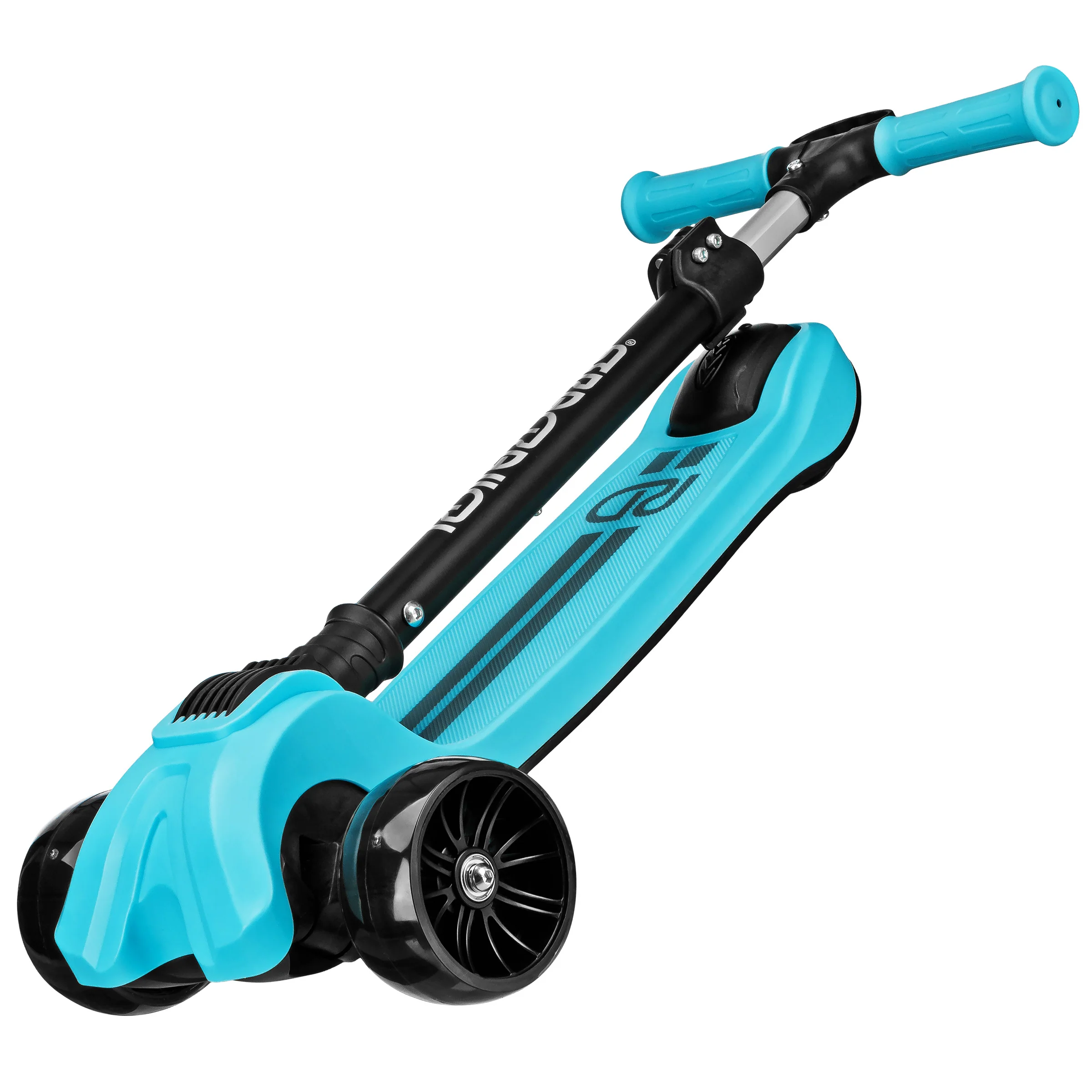 Roller Derby Youth 3-Wheel Scooter with Lightup Wheels (Blue) - Image 4