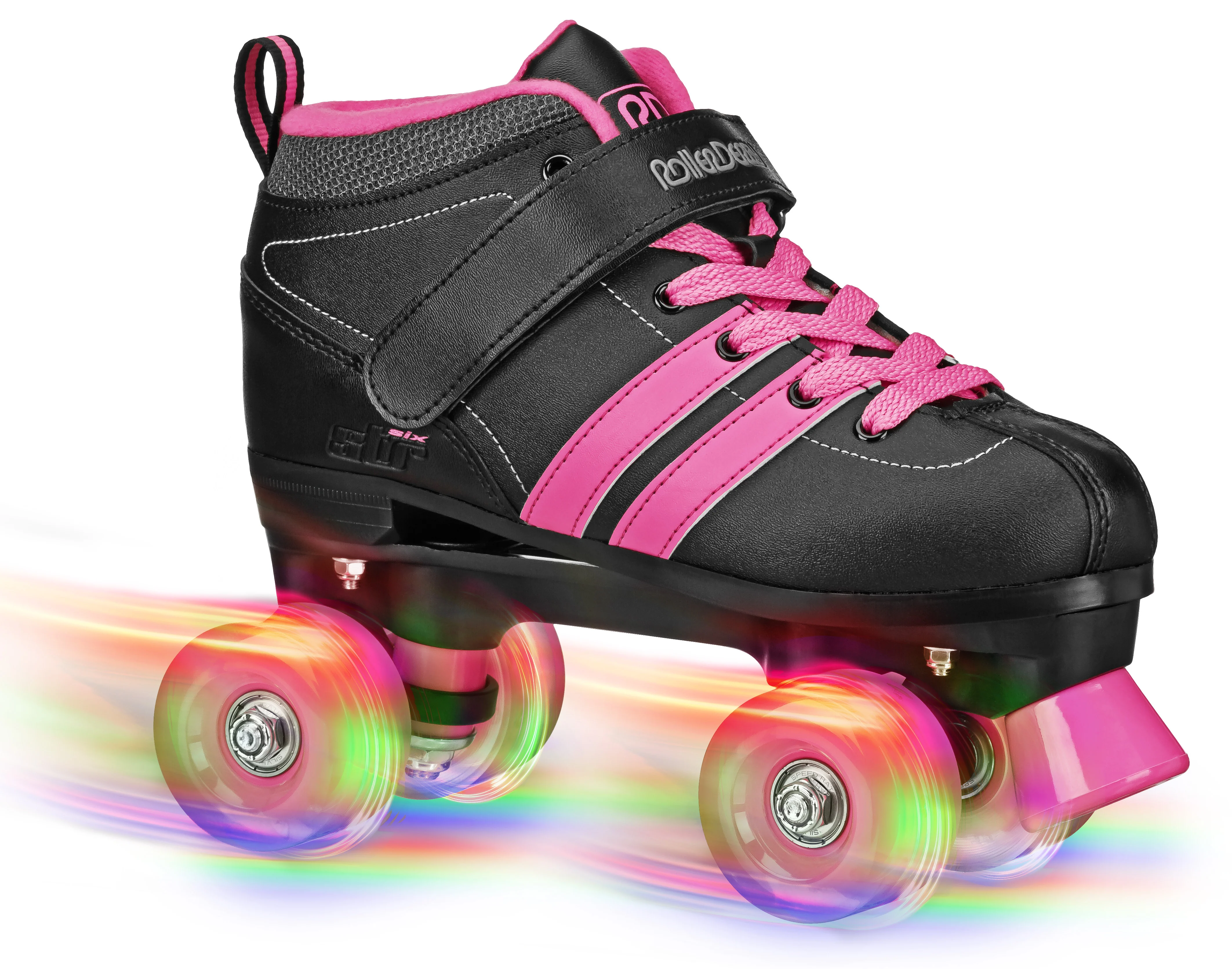 STR Six Youth Roller Skates with Lighted Wheels