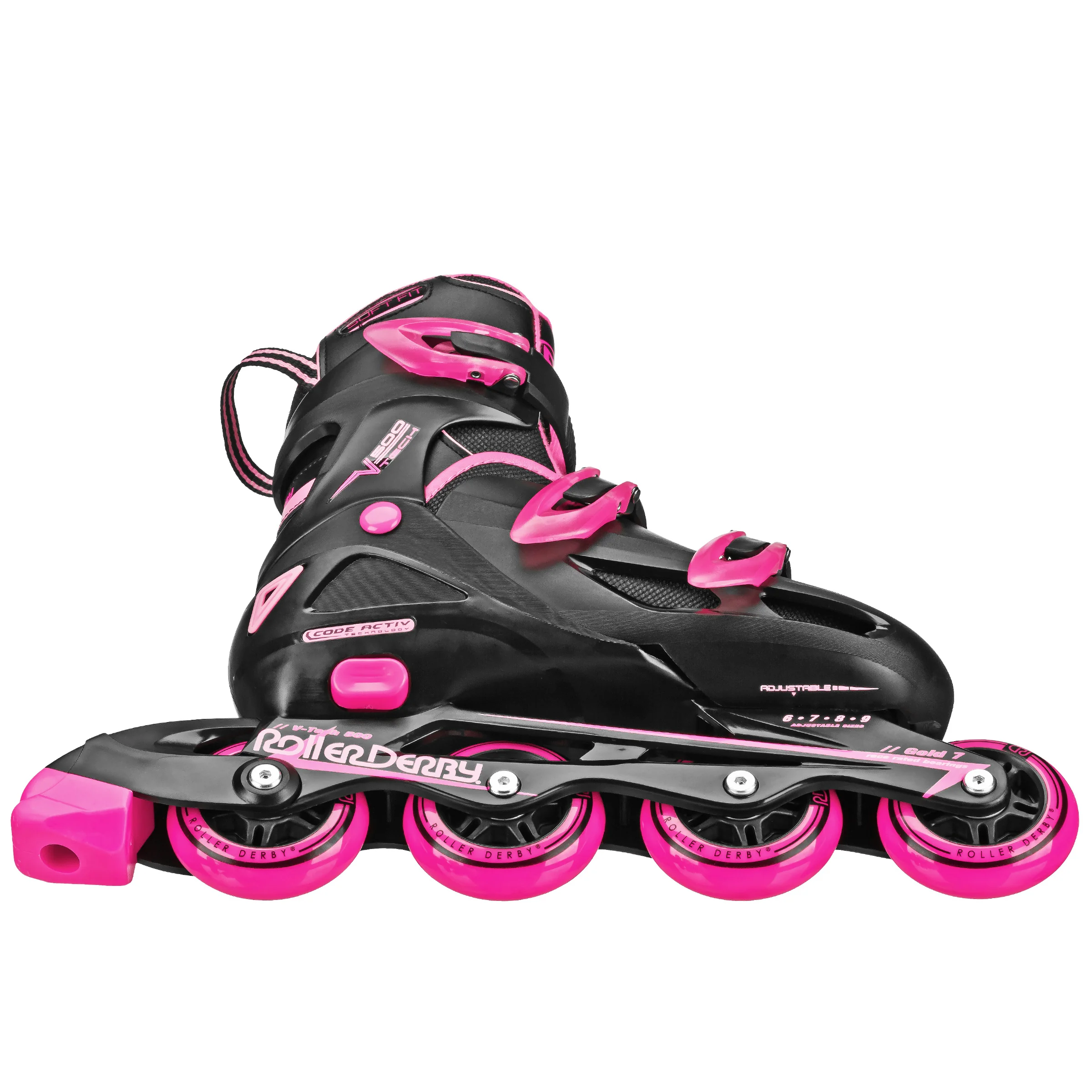V-Tech 500 Women's Inline Skates with Adjustable Sizing - Image 3