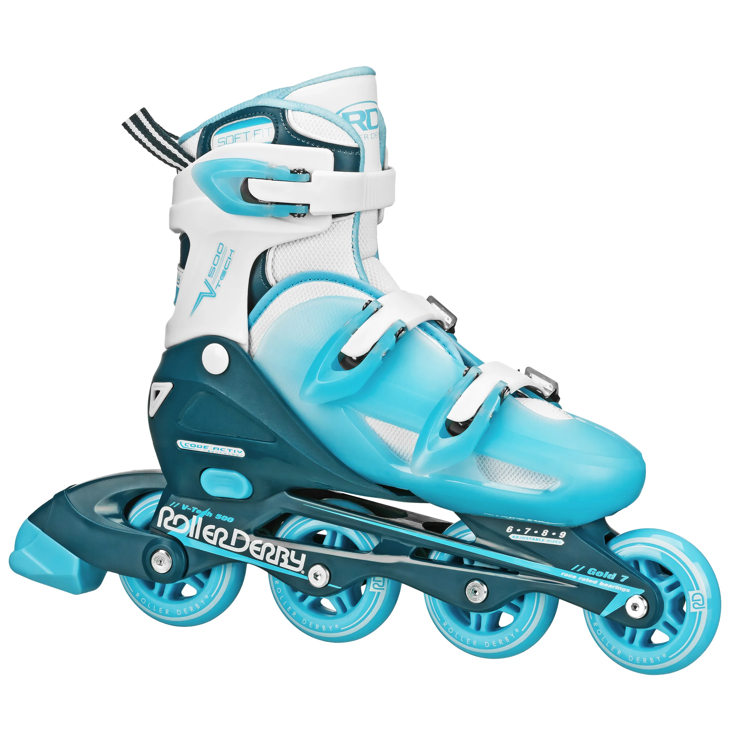 V-Tech 500 Women's Inline Skates with Adjustable Sizing - Image 6