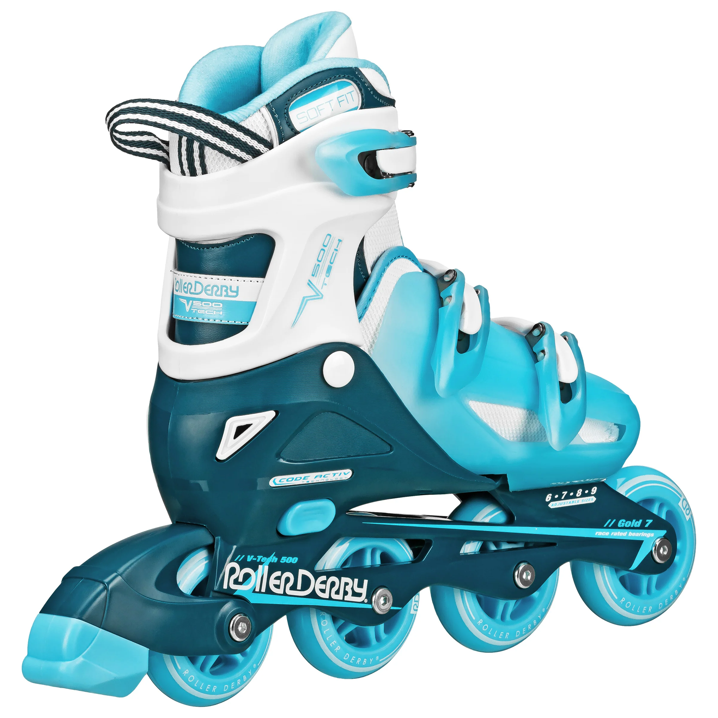 V-Tech 500 Women's Inline Skates with Adjustable Sizing - Image 7